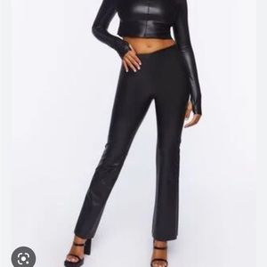 NWT Straight Leg Leather Pants